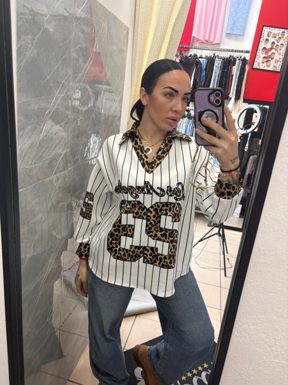T-shirt Leopard