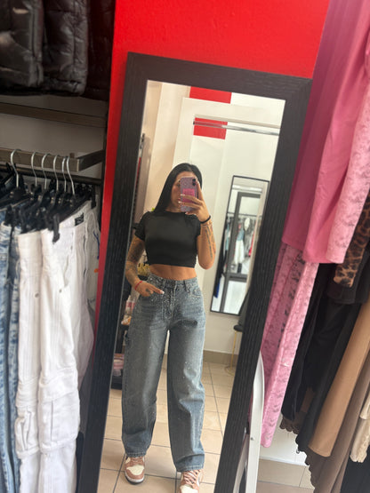 Denim ballon diamond