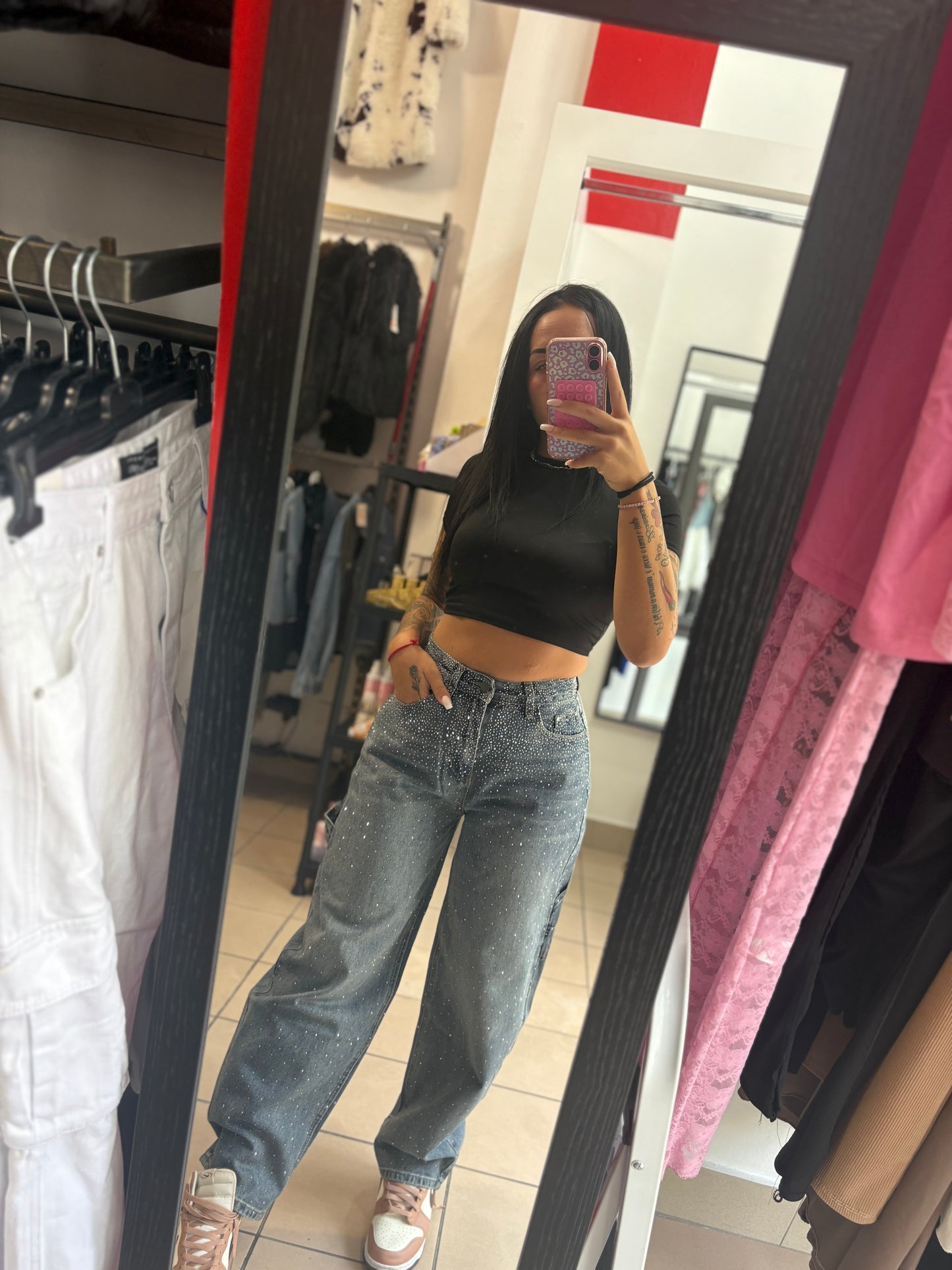 Denim ballon diamond