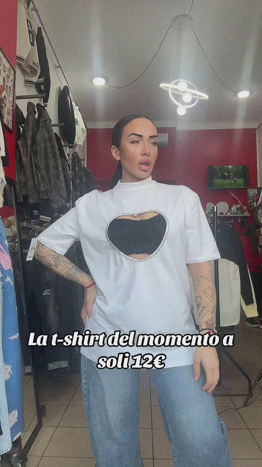 T-shirt cuore