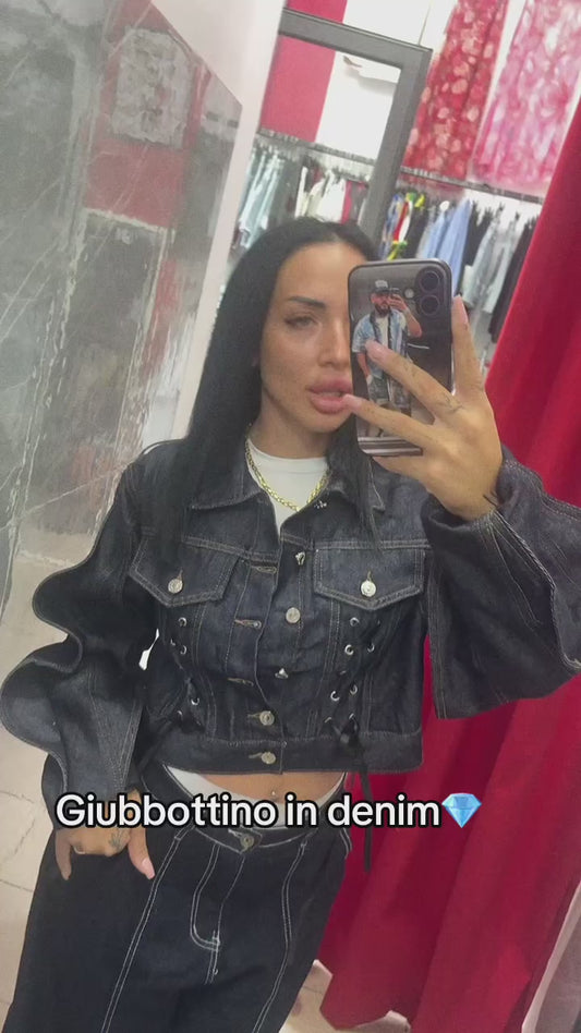 Giubottino Denim Corset